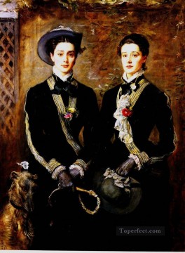 gemelos prerrafaelitas John Everett Millais Pinturas al óleo